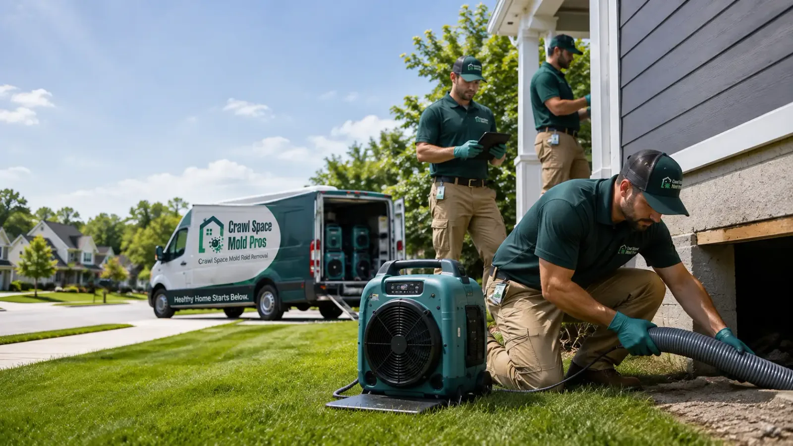 Crawl Space Mold Removal in Johnson Creek, WI
